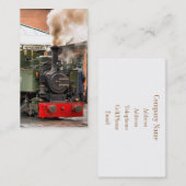 STEAM TRAINS VISITEKAARTJE (Voorkant / Achterkant)