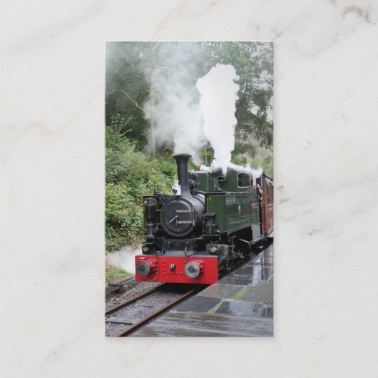STEAM TRAINS VISITEKAARTJE (Voorkant)