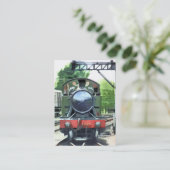 STEAM TRAINS VISITEKAARTJE (Staand voorkant)