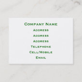 STEAM TRAINS VISITEKAARTJE (Achterkant)