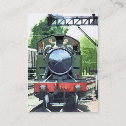 STEAM TRAINS VISITEKAARTJE (Voorkant)