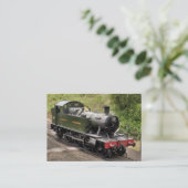 STEAM TRAINS VISITEKAARTJE (Staand voorkant)