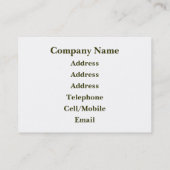 STEAM TRAINS VISITEKAARTJE (Achterkant)