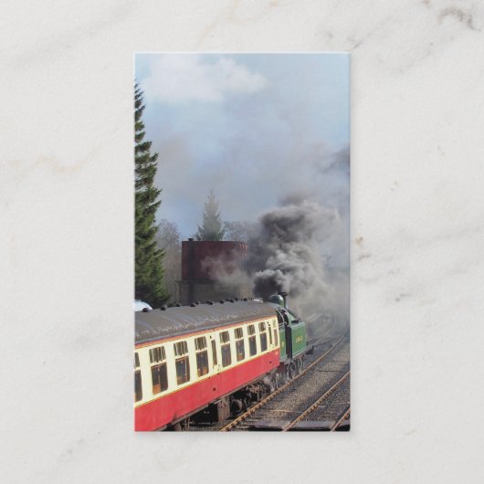 STEAM TRAINS VISITEKAARTJE (Voorkant)