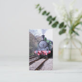 STEAM TRAINS VISITEKAARTJE (Staand voorkant)