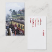 STEAM TRAINS VISITEKAARTJE (Voorkant / Achterkant)