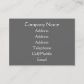 STEAM TRAINS VISITEKAARTJE (Achterkant)