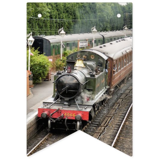 STEAM TRAINS VLAGGETJES (Eerste vlag)