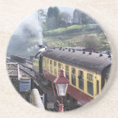 STEAM TRAINS ZANDSTEEN ONDERZETTER (Voorkant)