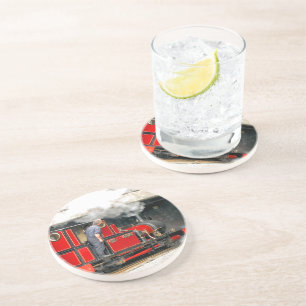 STEAM TRAINS ZANDSTEEN ONDERZETTER