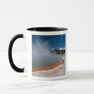 Steam uit de Champagne-pool op WAI-O-TAPU Mok