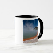 Steam uit de Champagne-pool op WAI-O-TAPU Mok (Voorkant rechts)