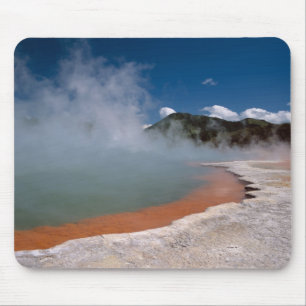 Steam uit de Champagne-pool op WAI-O-TAPU Muismat