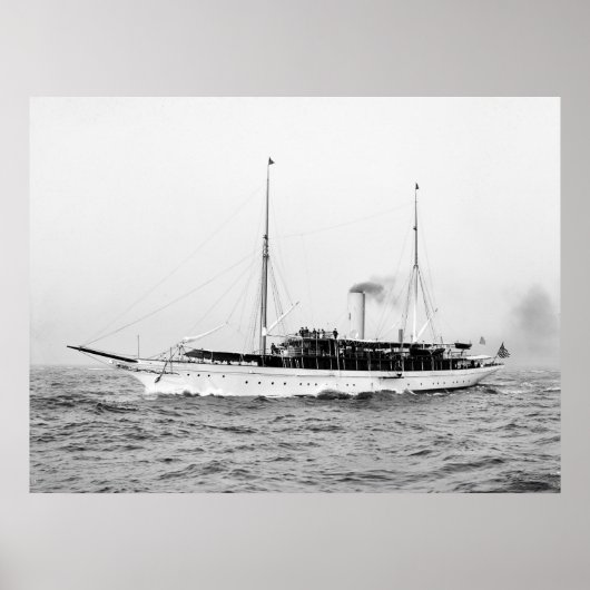 Steam Yacht Emerald, begin jaren '00 Poster (Voorkant)