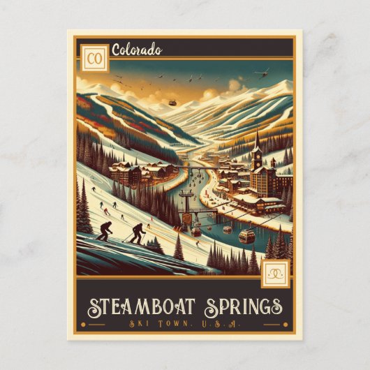 Steamboat Springs, Colorado |  Briefkaart (Voorkant)