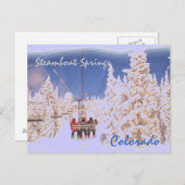 Steamboat Springs Colorado briefkaart (Voorkant / Achterkant)