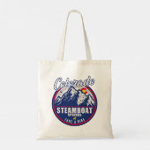 Steamboat Springs Colorado Mountain Ski Wandelen Tote Bag (Achterkant)