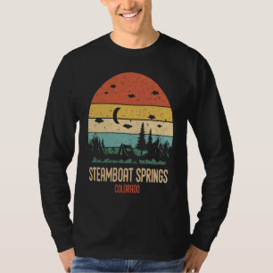 Steamboat Springs Colorado Mountains Wandelen Vint T-shirt