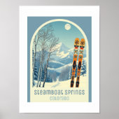 Steamboat Springs Colorado ski vacation Poster (Voorkant)