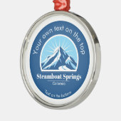 Steamboat Springs Colorado skimedaille ornament (Links)