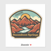 Steamboat Springs, Colorado Sticker (Vel)