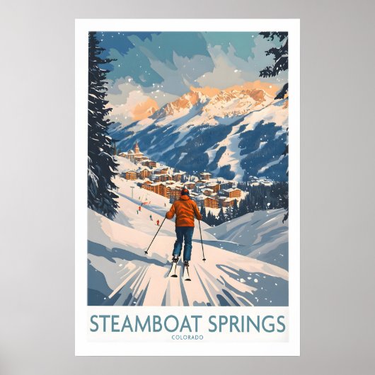 Steamboat Springs Poster Colorado 1 (Voorkant)