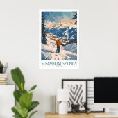 Steamboat Springs Poster Colorado 1 (Thuiskantoor)