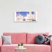 Steamboat Springs skilift canvas wrap Afdruk (Insitu (Woonkamer))