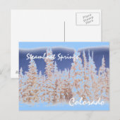 Steamboat Springs Tree briefkaart (Voorkant / Achterkant)