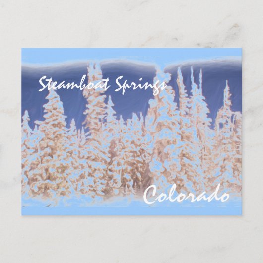 Steamboat Springs Tree briefkaart (Voorkant)