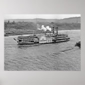 Steamboot "Cincinnati" 1906 BW Poster (Voorkant)