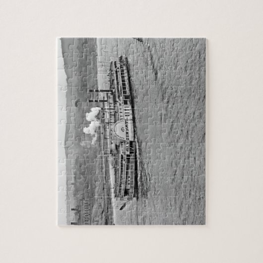 Steamboot "Cincinnati" 1906 Puzzle Legpuzzel (Verticaal)