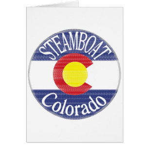 Steamboot Colorado cirkel vlag