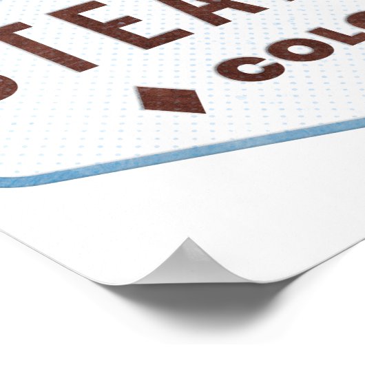 Steamboot Colorado Ski Badge Poster (Hoek)