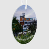 Steamboot De Adirondac Lake George NY Ornament (voorkant)