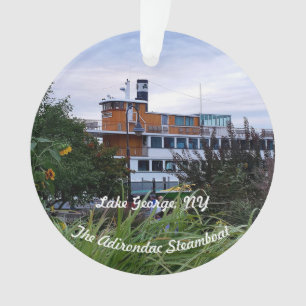 Steamboot De Adirondac Lake George NY Ornament