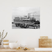 Steamboot Georgia Lee: 1907 Poster (Keuken)