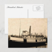 Steamboot Islander Briefkaart (Voorkant / Achterkant)