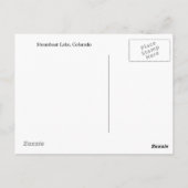 Steamboot Lake Briefkaart (Achterkant)