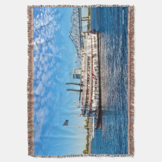 Steamboot Natchez, Mississippi River, VS Deken (Voorkant Verticaal)