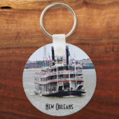 Steamboot op de Mississippi Sleutelhanger (Voorkant)