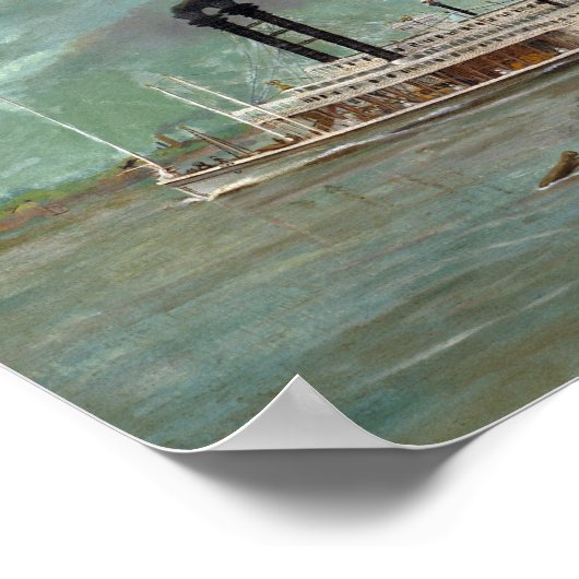 Steamboot Robert E. Lee Painting Poster (Hoek)