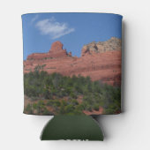 Steamboot Rock in Sedona Arizona Fotografie Blikjeskoeler (Achterkant)