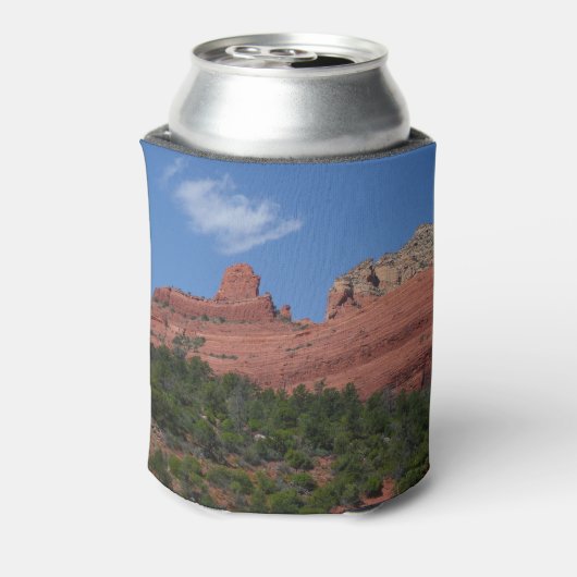 Steamboot Rock in Sedona Arizona Fotografie Blikjeskoeler (Blikje Achterkant)