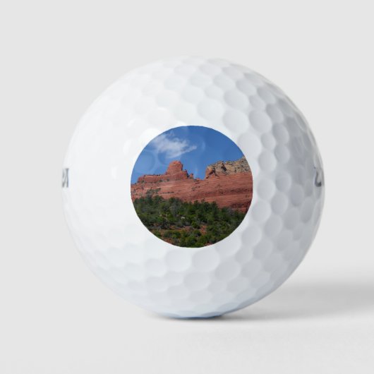 Steamboot Rock in Sedona Arizona Fotografie Golfballen (Voorkant)