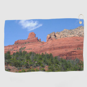 Steamboot Rock in Sedona Arizona Fotografie Golfhanddoek