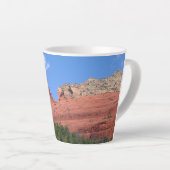 Steamboot Rock in Sedona Arizona Fotografie Latte Mok (Rechterhoek)