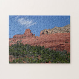 Steamboot Rock in Sedona Arizona Fotografie Legpuzzel