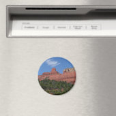 Steamboot Rock in Sedona Arizona Fotografie Magneet (Insitu (Vaatwasser))