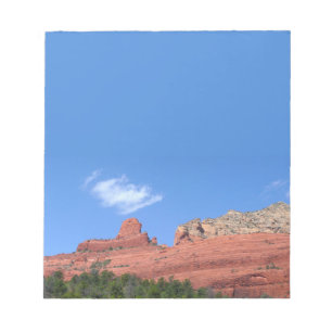 Steamboot Rock in Sedona Arizona Fotografie Notitieblok